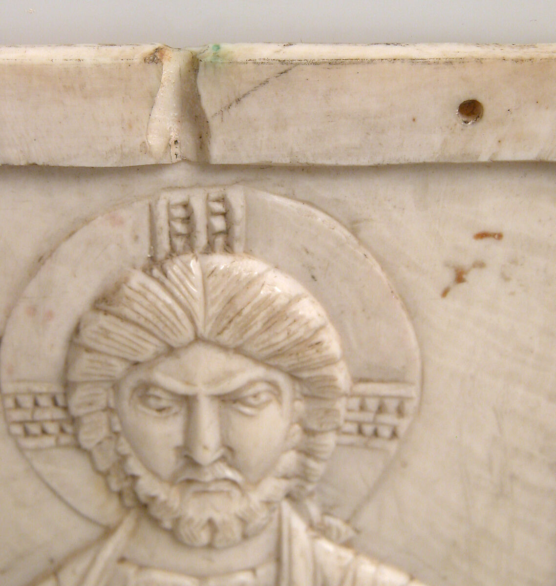 Icon with Christ Pantokrator, Elephant ivory, Byzantine