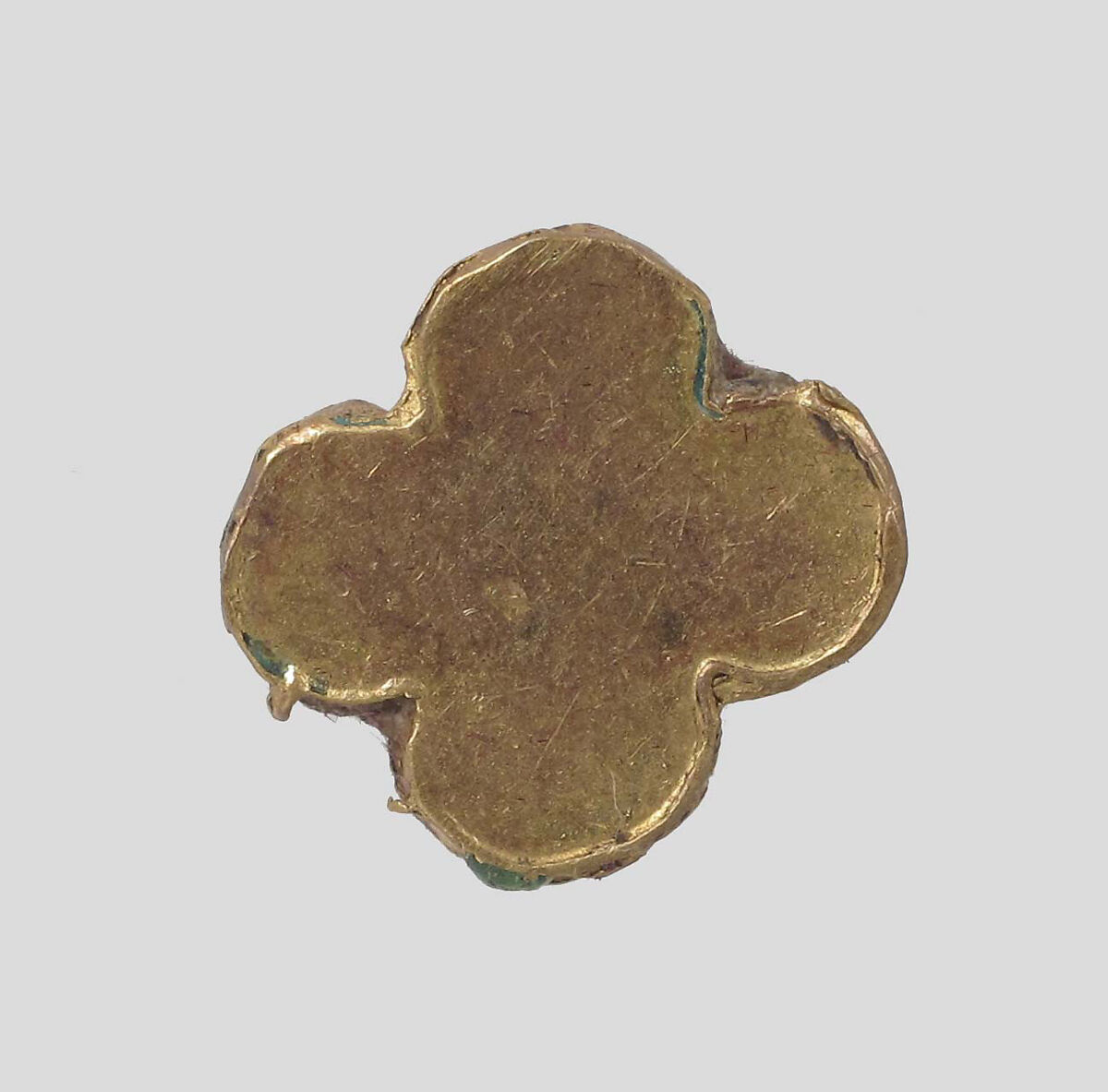 Fragment of a Flower, Cloisonné enamel, gold, French