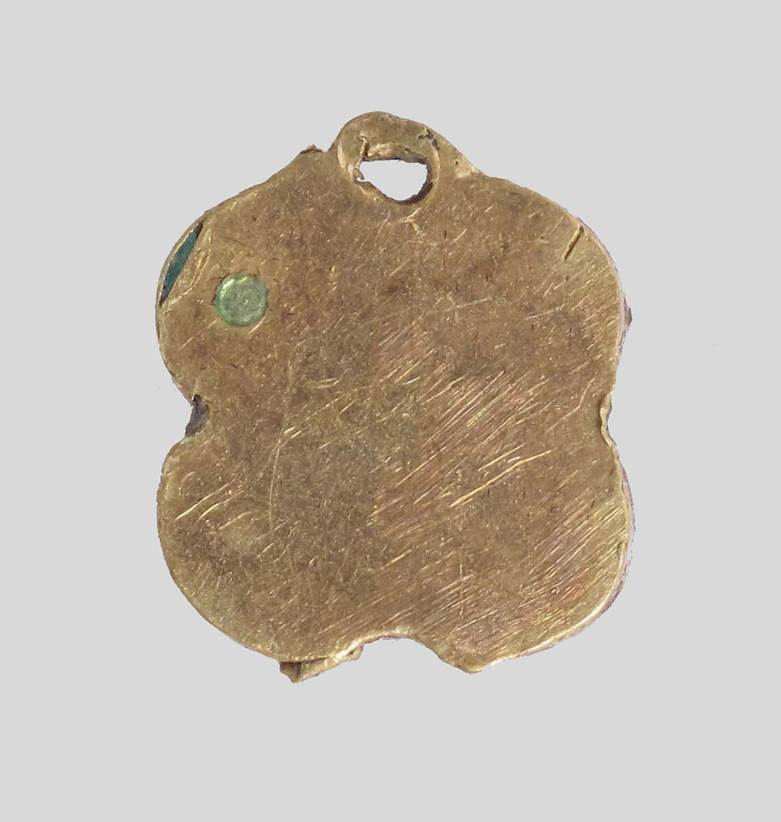 Fragment of a Flower, Cloisonné enamel, gold, French