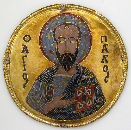 Medallion with Saint Paul from an Icon Frame