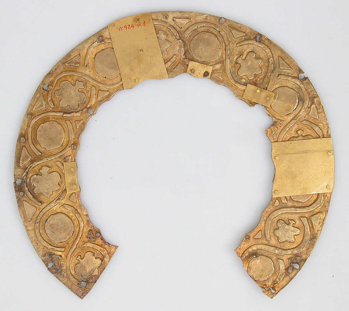 Halo from an Icon Cover, Cloisonné enamel, gold, Byzantine