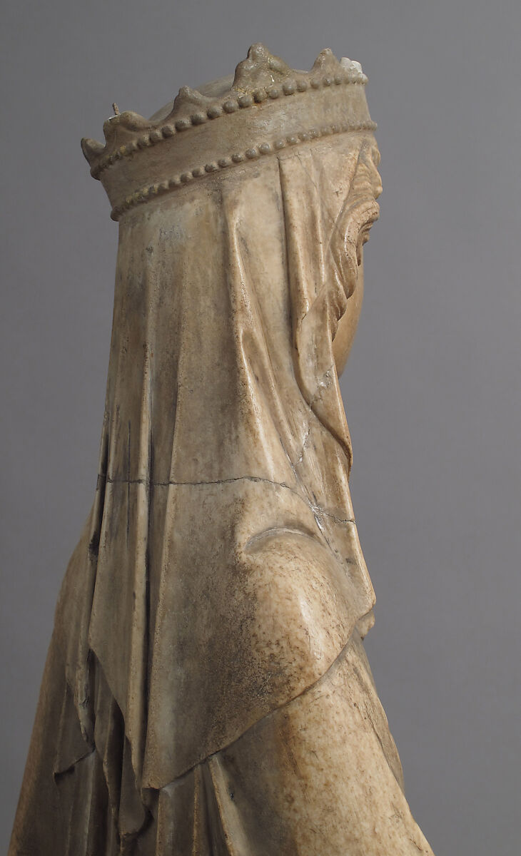 Virgin and Child, Marble with traces of polychromy, French