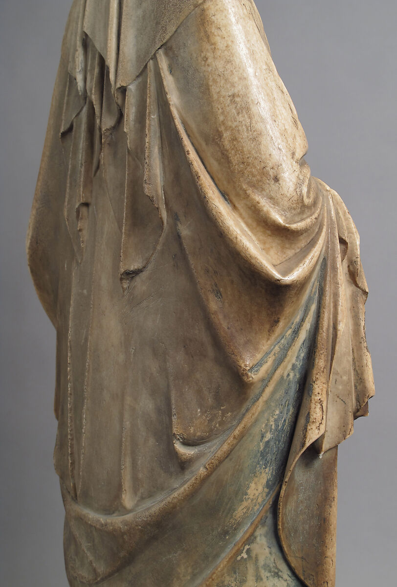 Virgin and Child, Marble with traces of polychromy, French