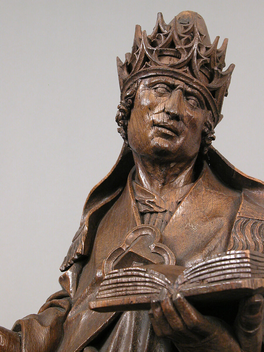 Saint Gregory as Pope, Oak, German