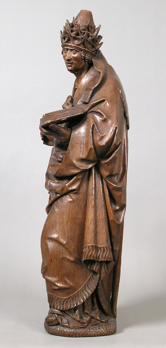 Saint Gregory as Pope, Oak, German