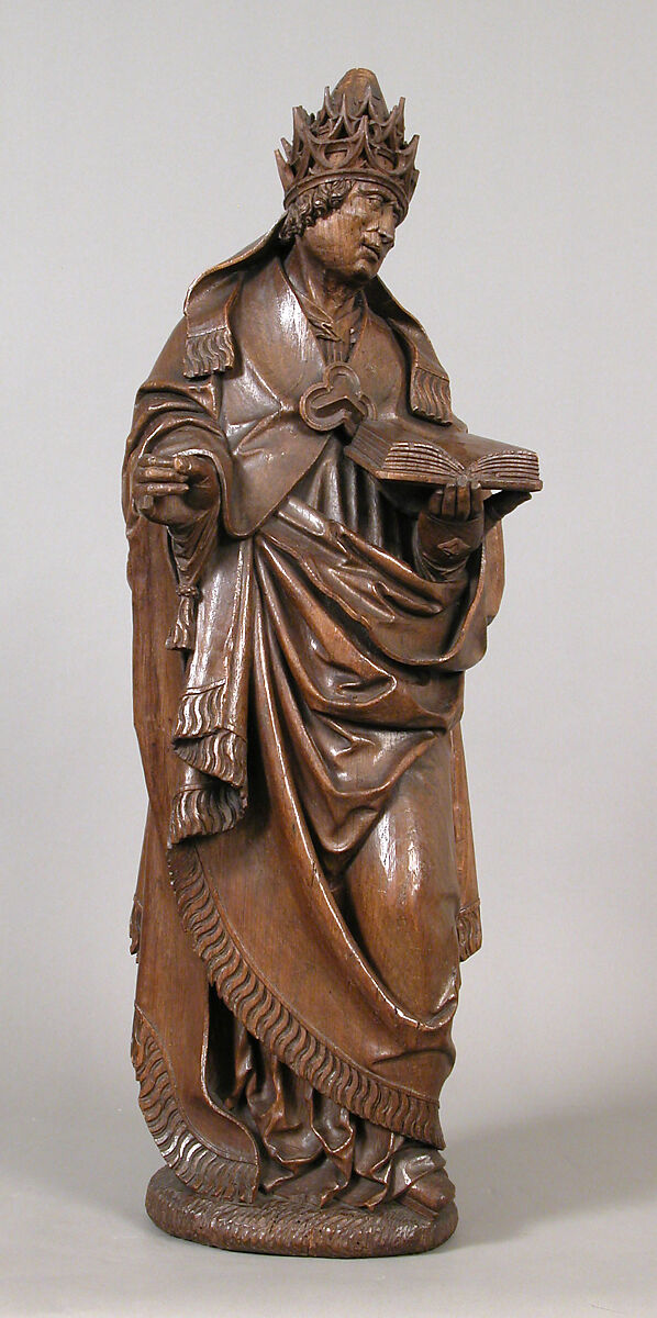 Saint Gregory as Pope, Oak, German