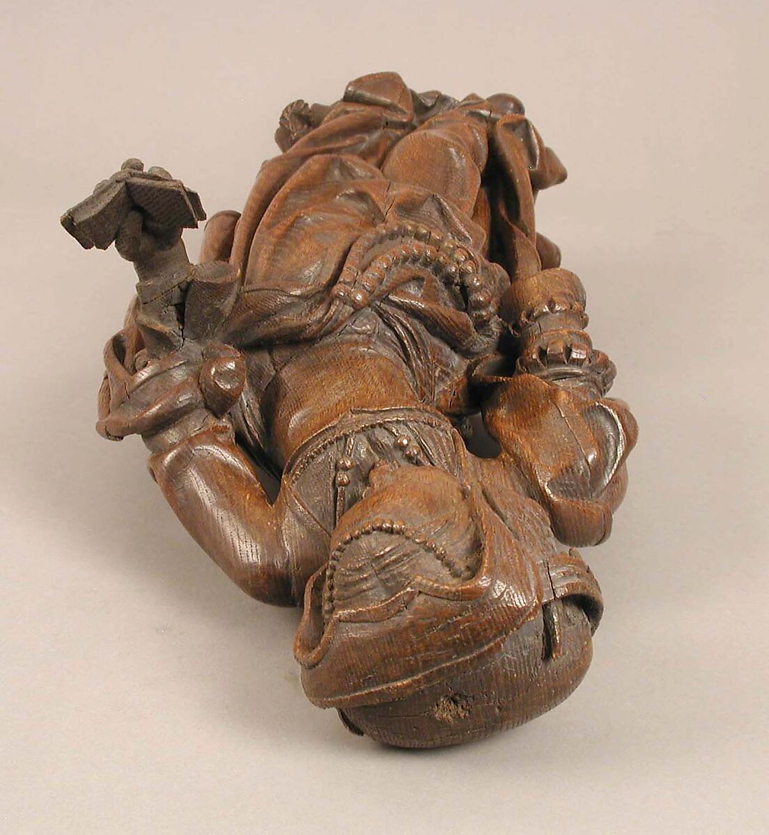 Female Saint with a Book, Oak, German