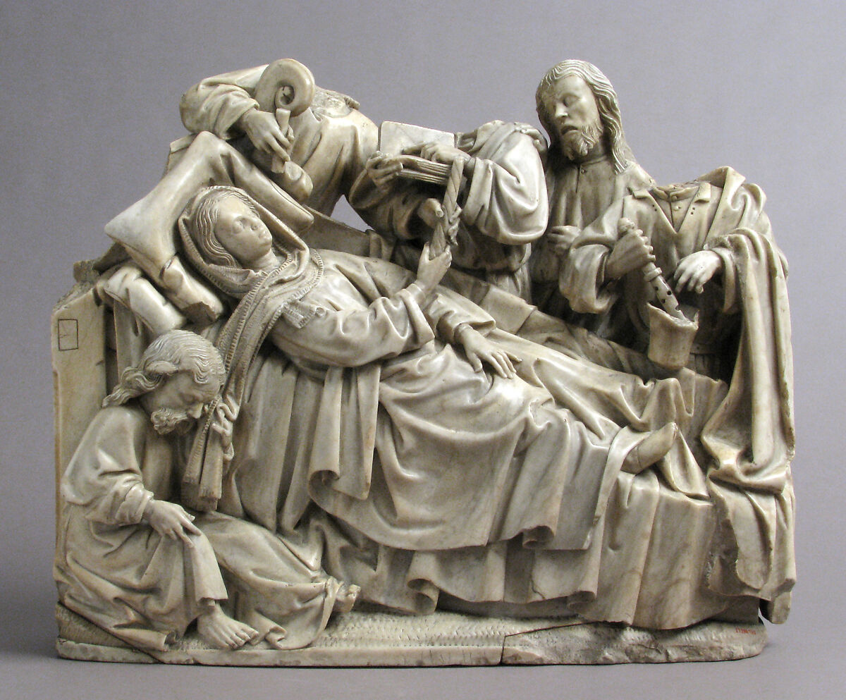 Death of the Virgin, Alabaster, North French 