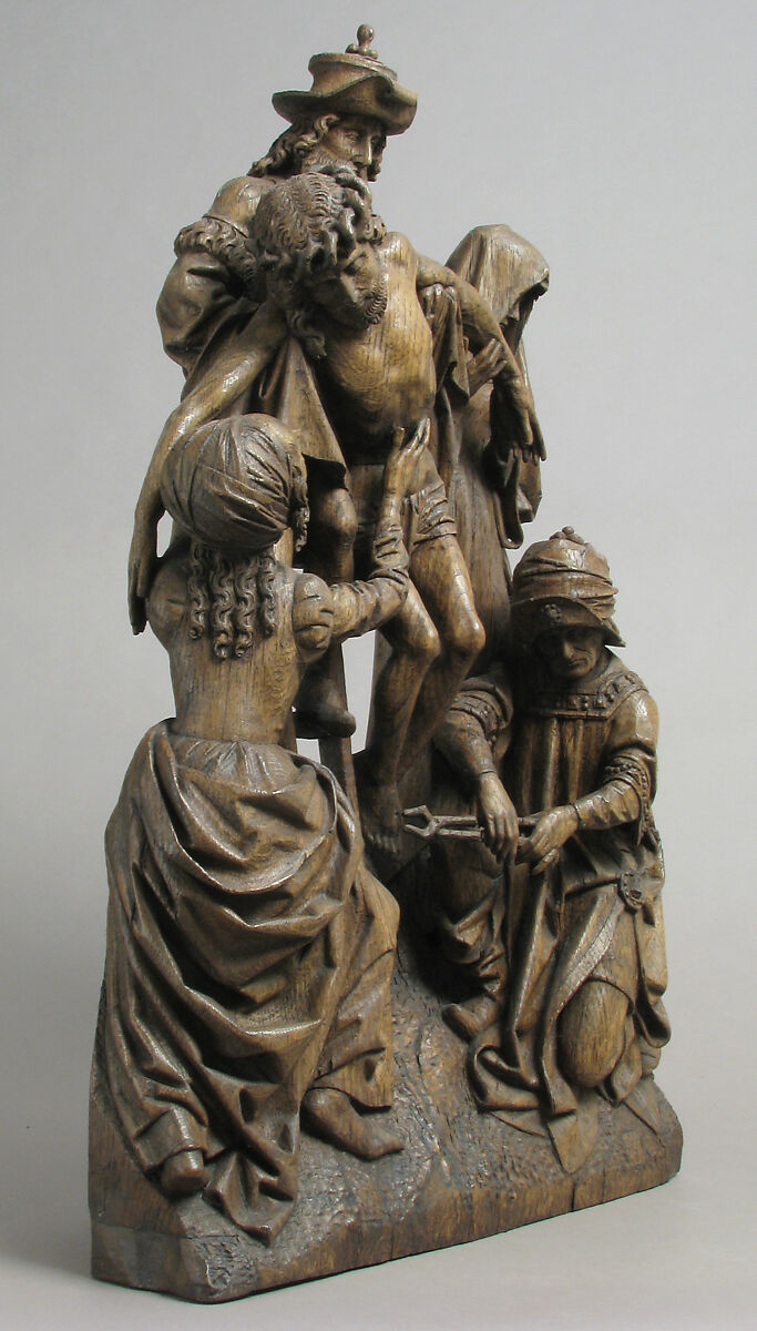The Deposition, Oak, South Netherlandish