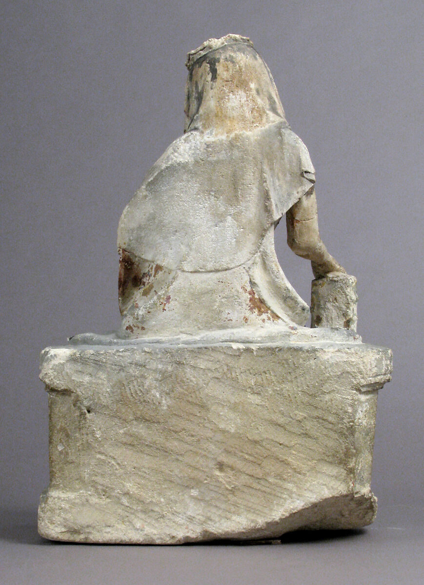 Virgin of the Annunciation, Limestone, traces of paint, French