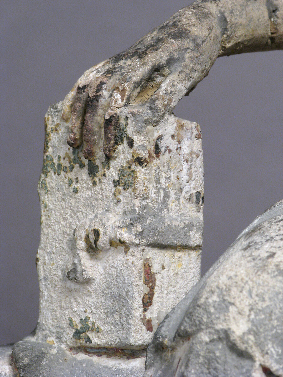 Virgin of the Annunciation, Limestone, traces of paint, French