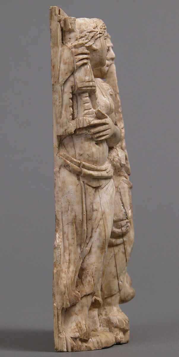 Bone Carving, Possibly of a Dionysiac Revel, Elephant ivory, Byzantine