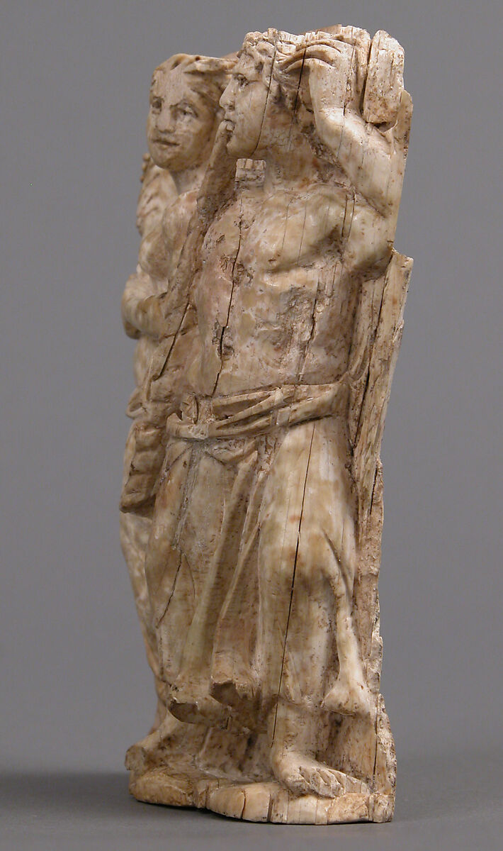 Bone Carving, Possibly of a Dionysiac Revel, Elephant ivory, Byzantine