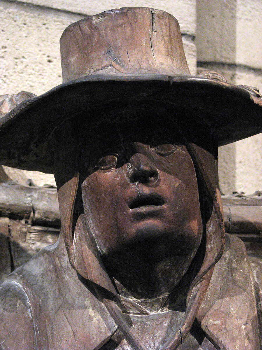 Saint Jerome at His Study, Wood, traces of paint, North Spanish