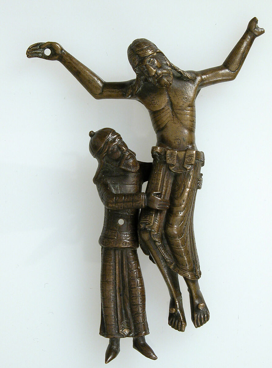 Figure of Christ from a Deposition Group, Copper alloy, gilt, British (?) 