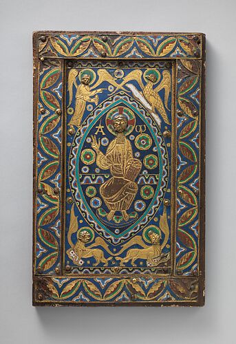 Book-Cover Plaque with Christ in Majesty