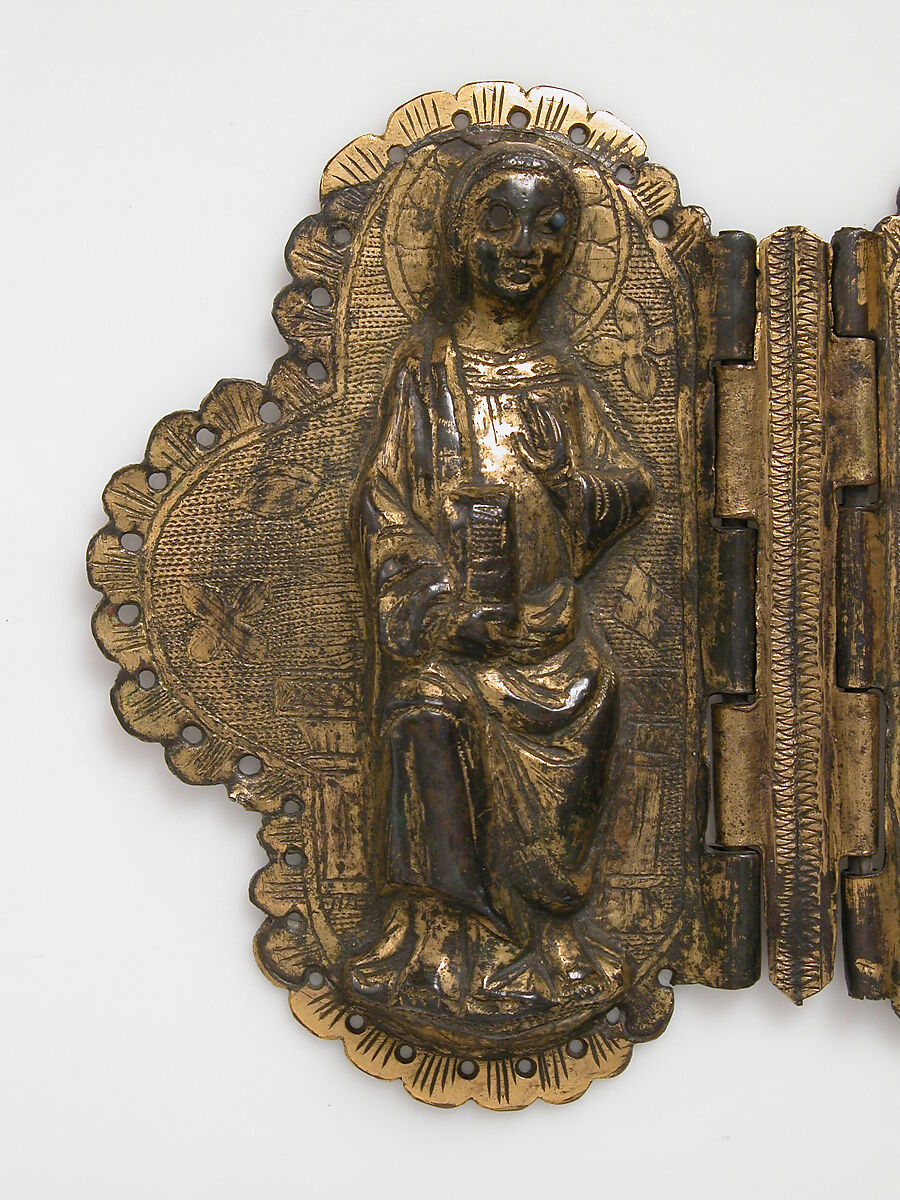 Morse, Copper-gilt, glass, French