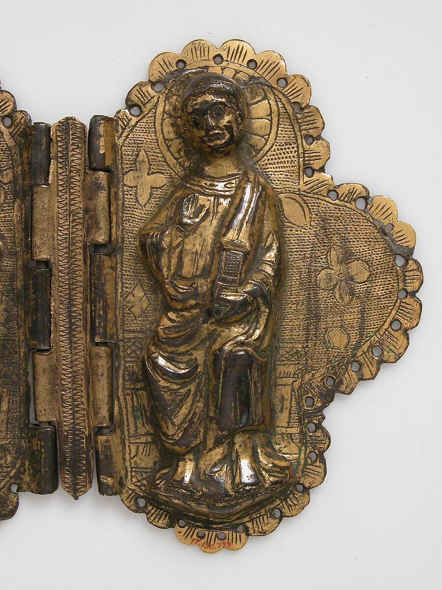 Morse, Copper-gilt, glass, French