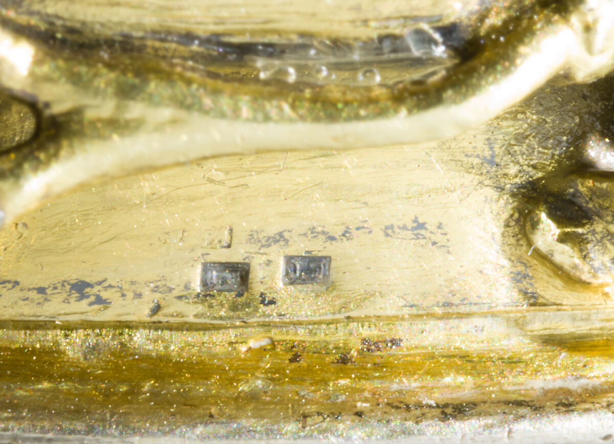 Pendant Medallion with the Last Judgment, Elephant ivory, paint, and silver-gilt mount, French