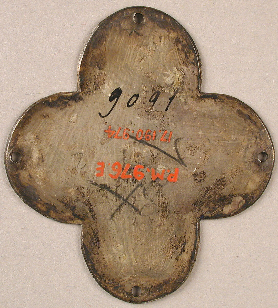 Plaque with the Eagle of Saint John, Basse taille enamel, silver, Catalan