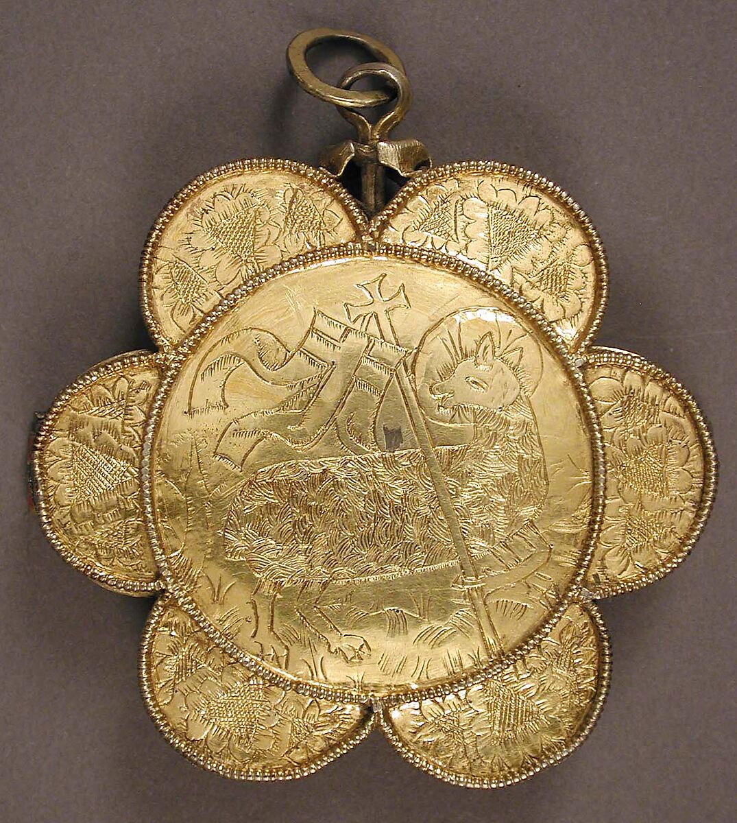 Reliquary Pendant, Basse taille enamel, niello, silver, silver-gilt, French