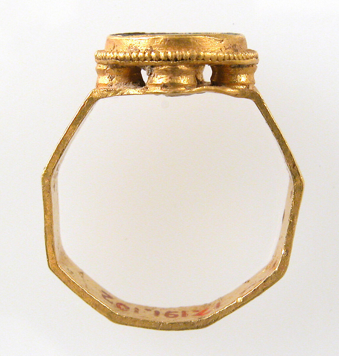 Finger Ring, Gold, intaglio, Frankish