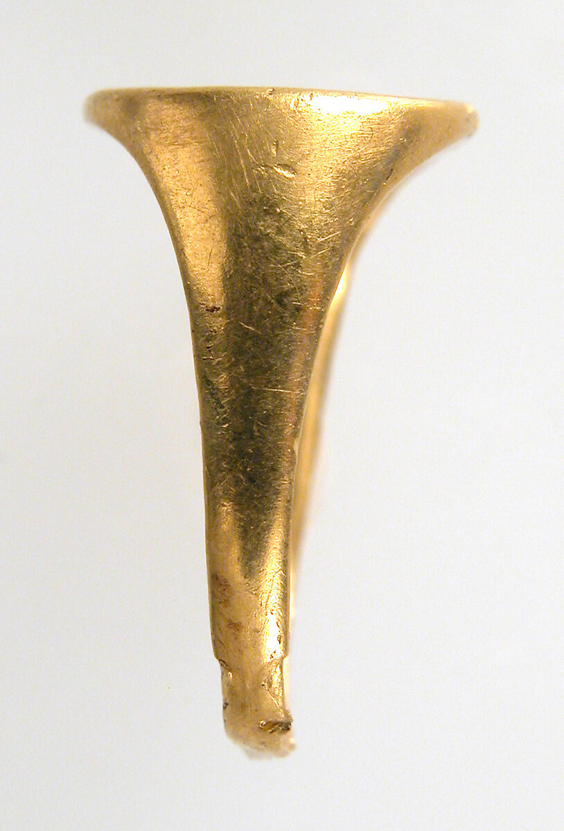 Finger Ring, Gold, Frankish