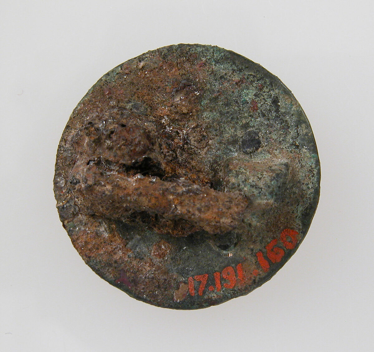 Disk Brooch, Gold, wire, paste, copper alloy rim, iron pin, Frankish