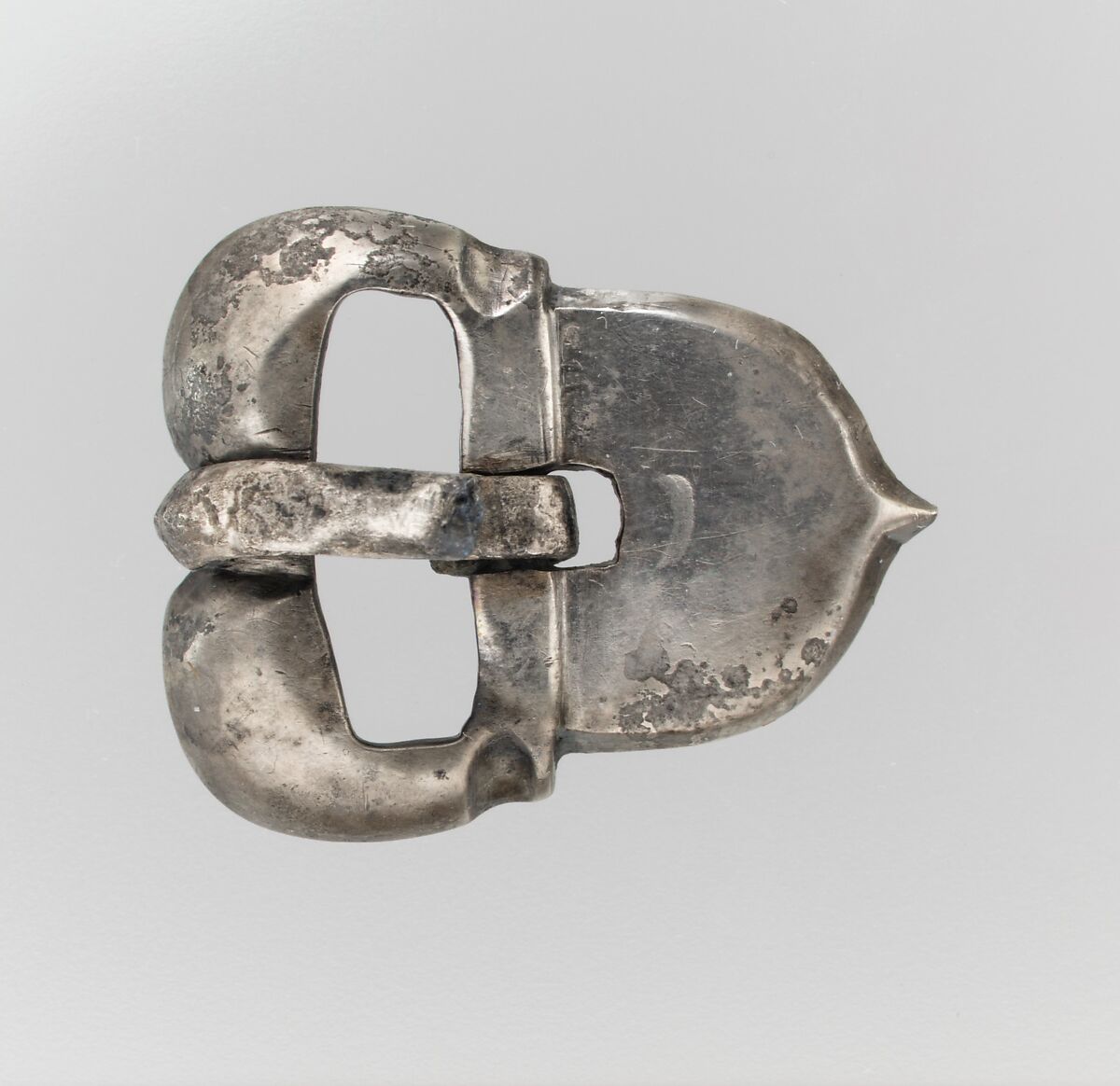 Shoe Buckle, Silver, Byzantine 
