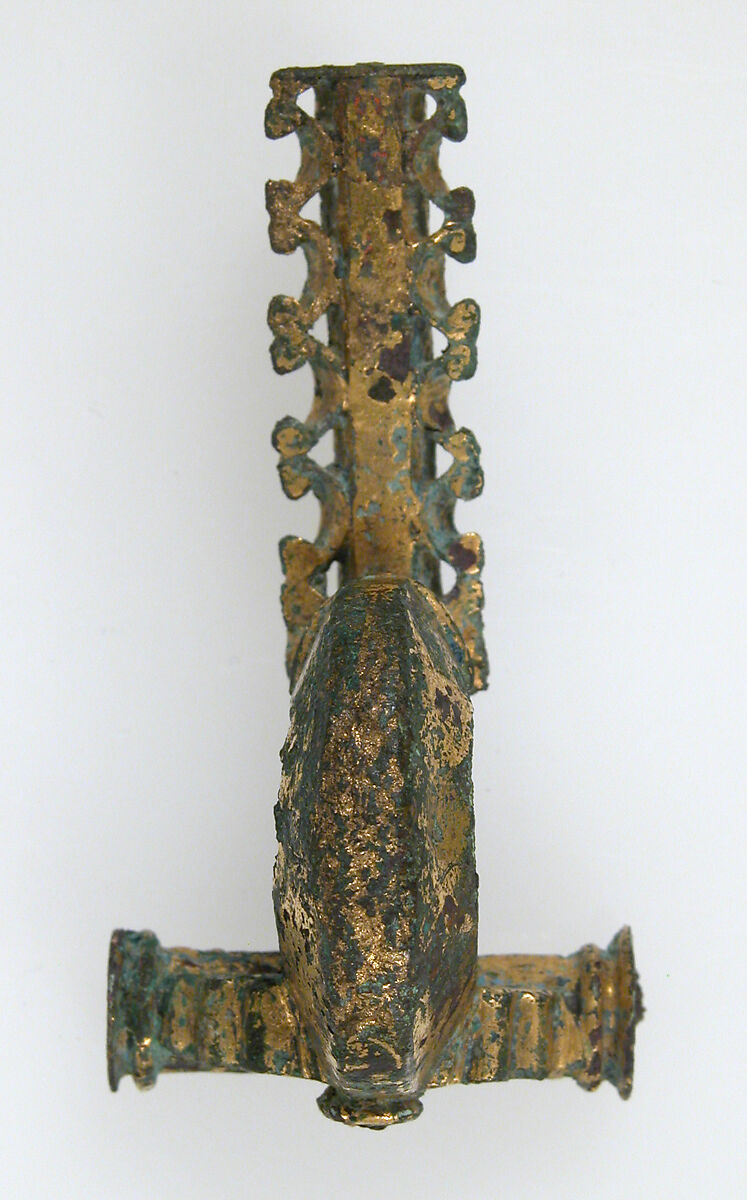 Crossbow Brooch, Bronze-gilt, Late Roman