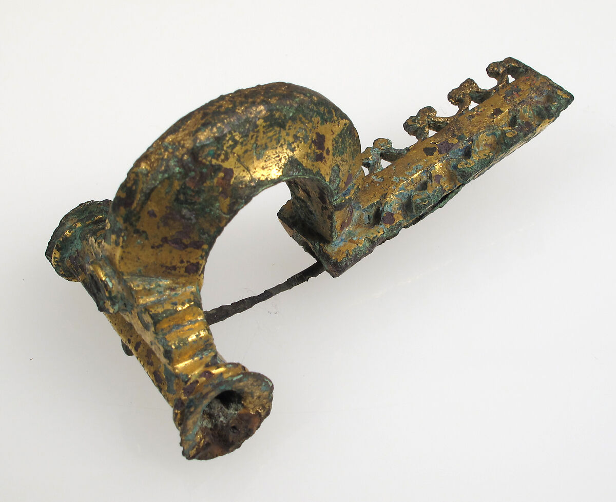 Crossbow Brooch, Bronze-gilt, Late Roman