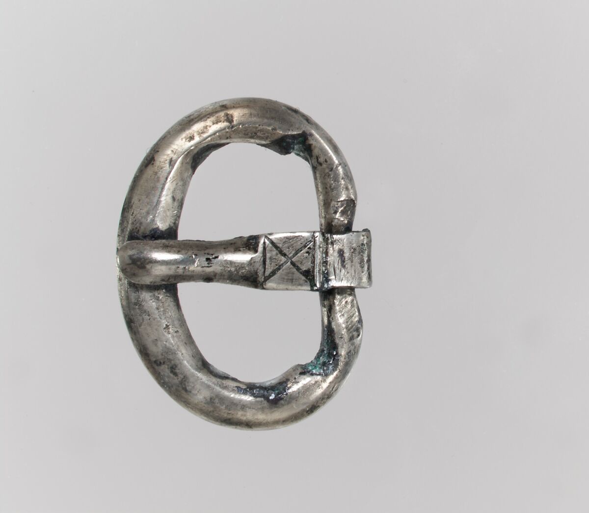 Buckle Loop and Tongue, Silver, Byzantine 