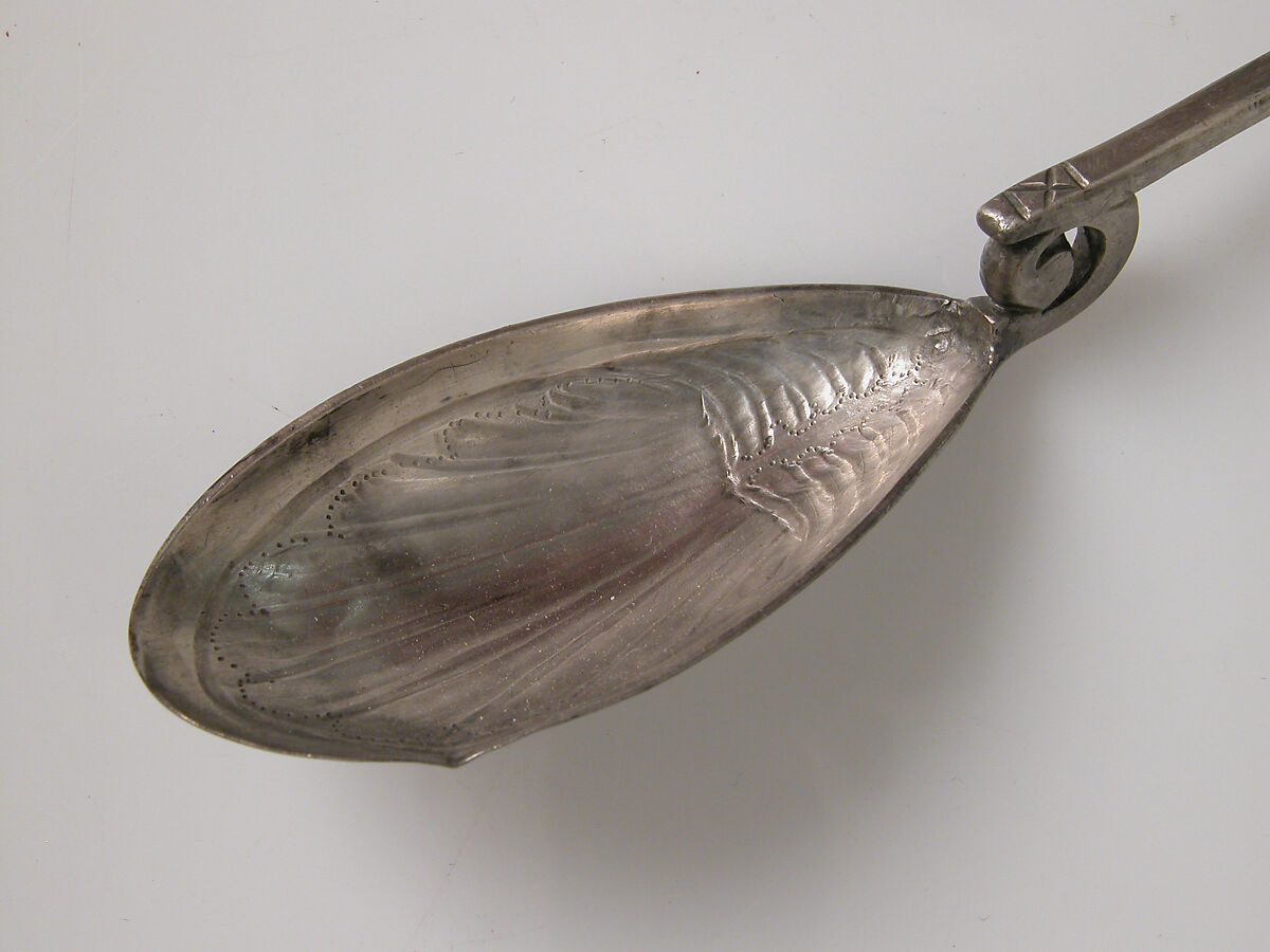 Silver Spoon, Silvered Copper alloy, Late Roman