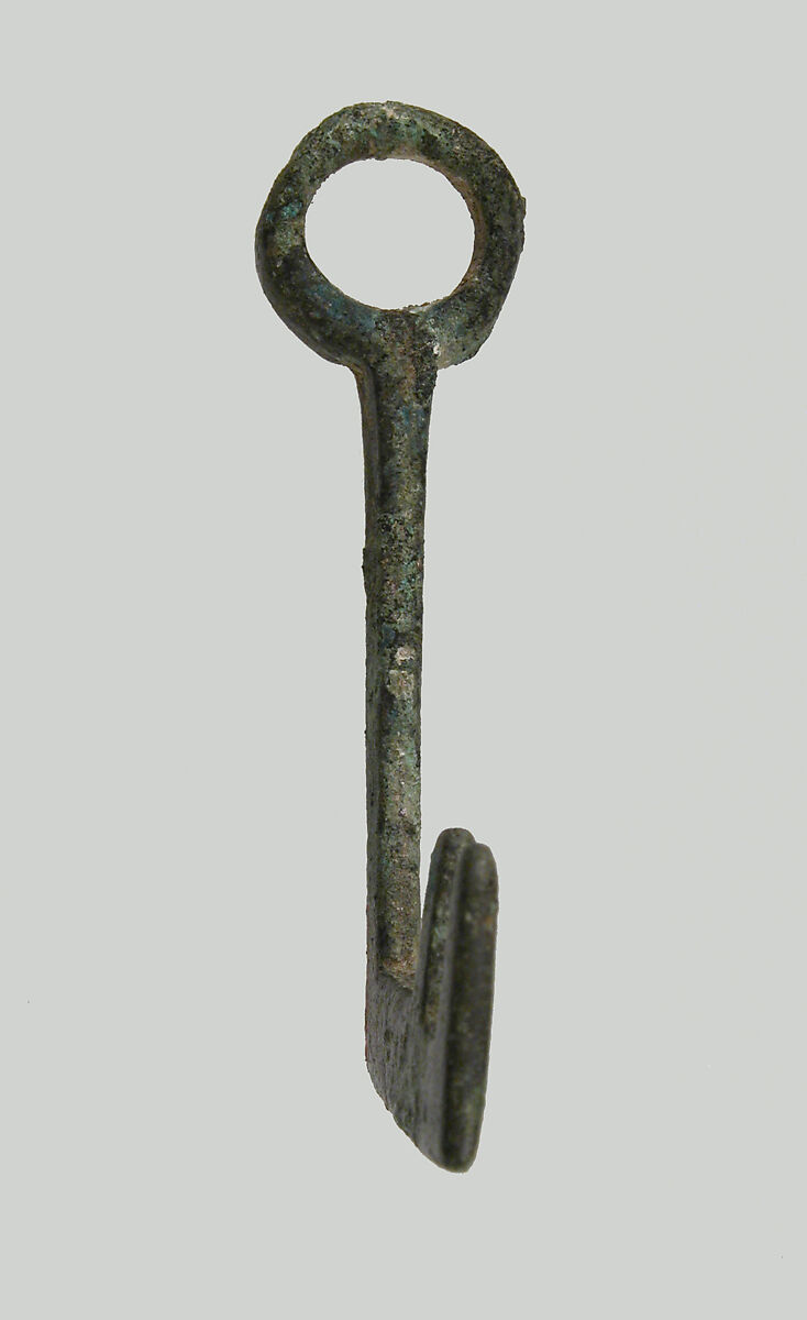 L-Shaped Key, Copper alloy, Late Roman