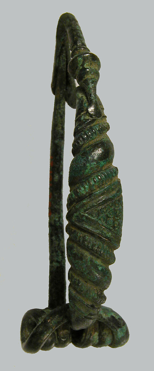 Bow-Shaped Brooch, Copper alloy, Celtic 