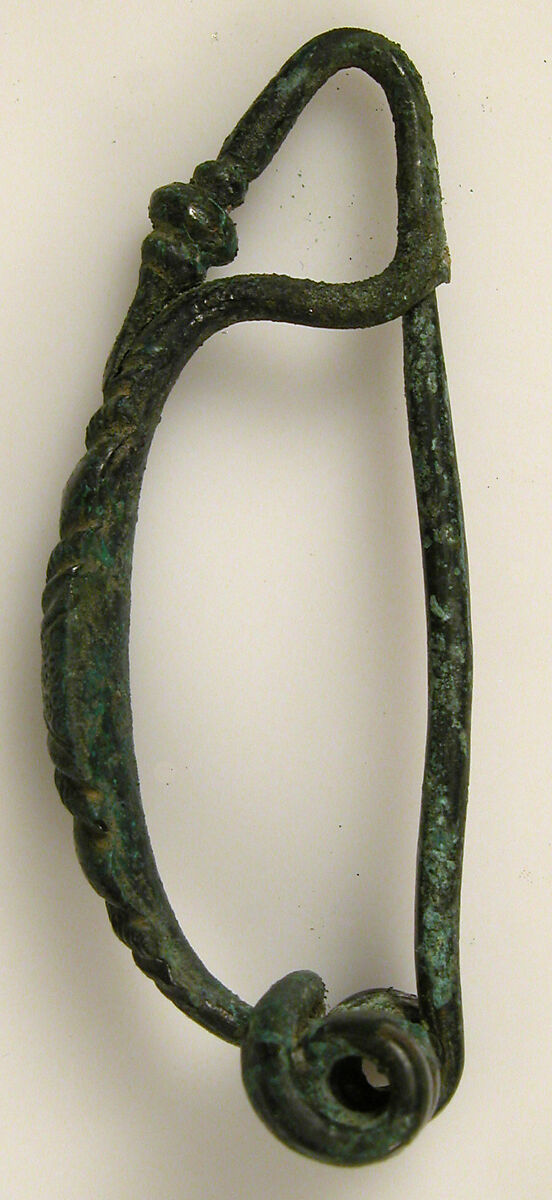 Bow-Shaped Brooch, Copper alloy, Celtic