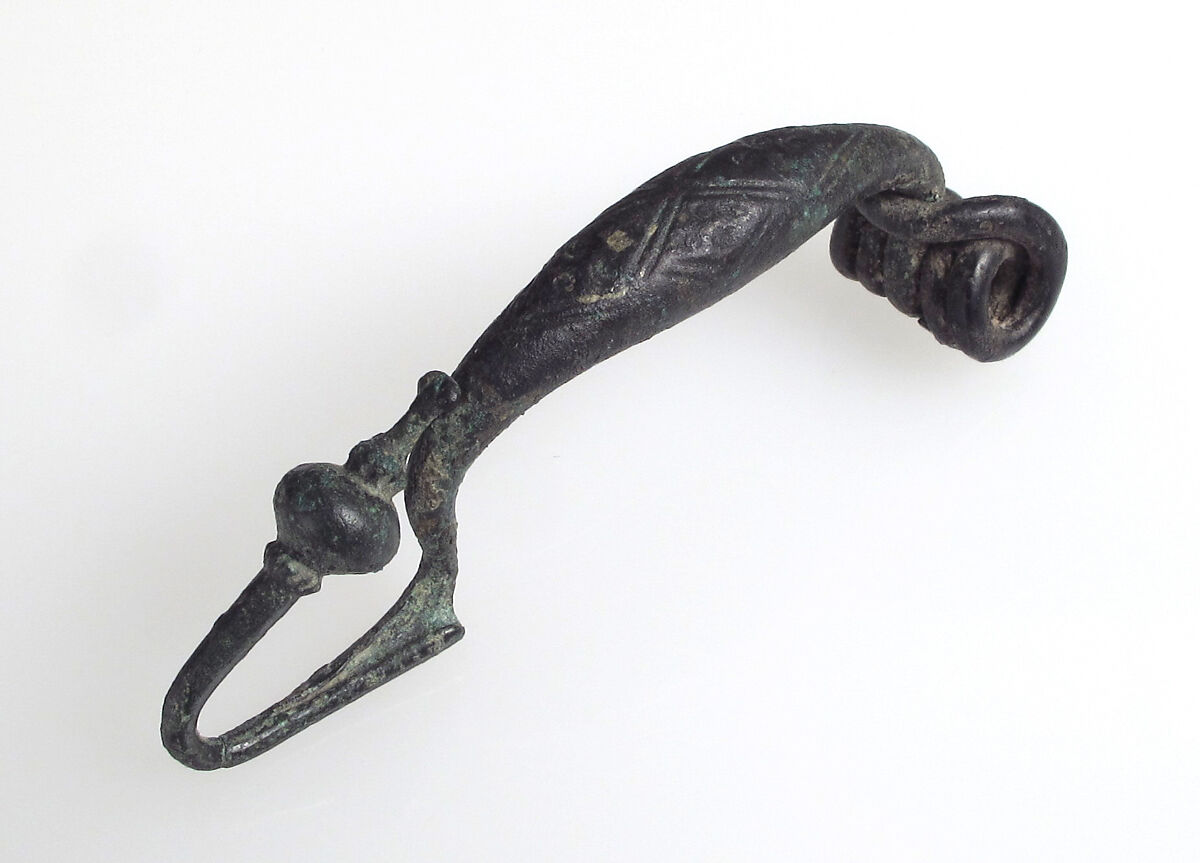 Bow Brooch, Copper alloy, Celtic 