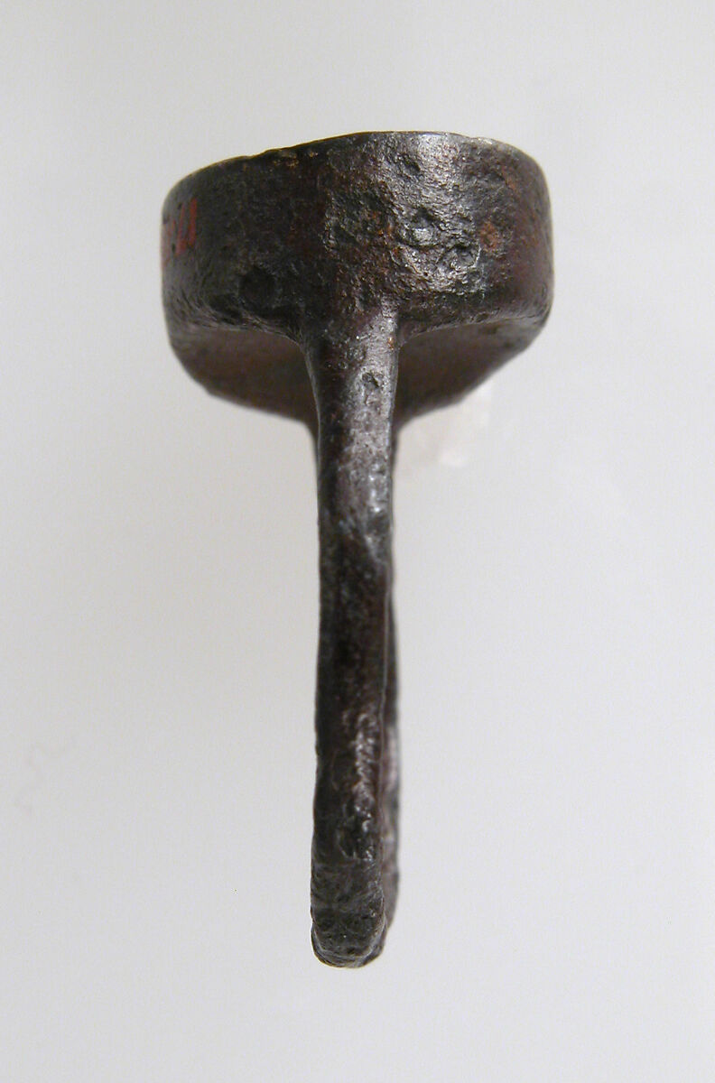 Finger Ring, Copper alloy, traces of gilding (?), Roman