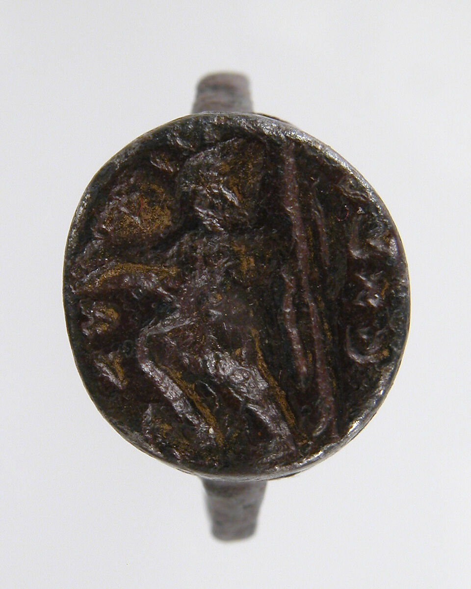 Finger Ring, Copper alloy, traces of gilding (?), Roman