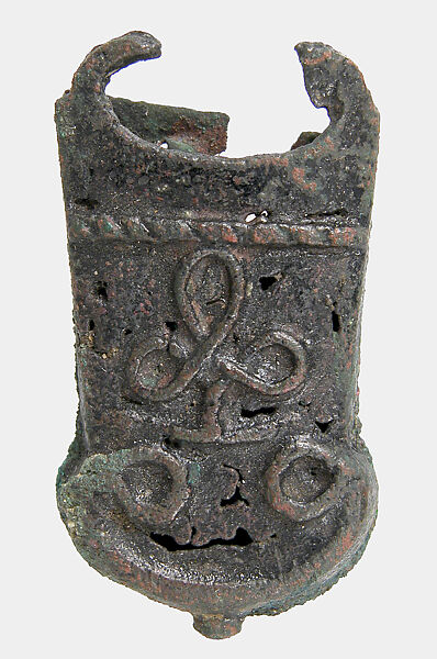 Dagger Sheath or Tip, Copper alloy, European 