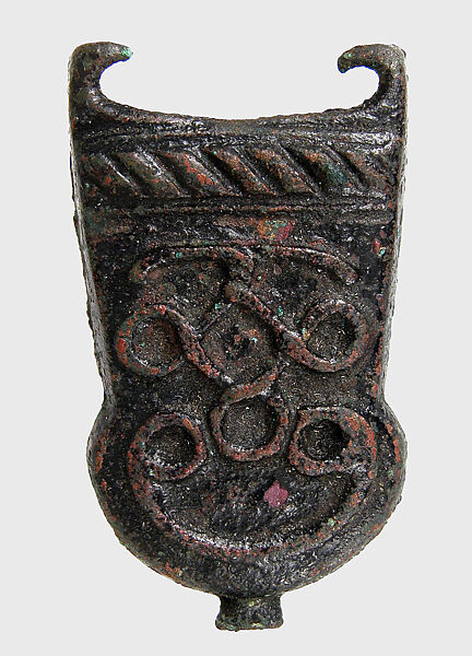 Dagger Sheath or Tip, Copper alloy, European 