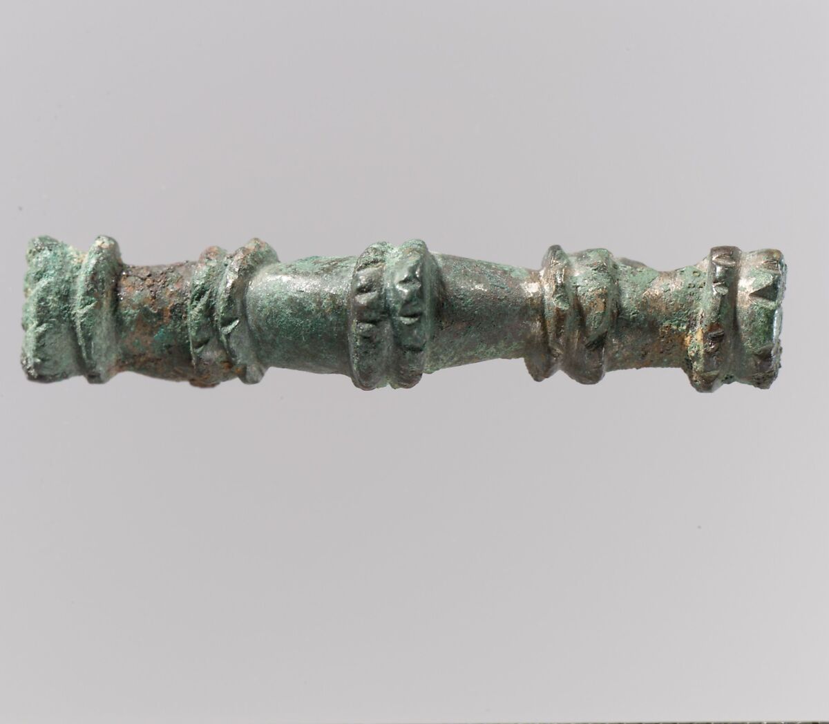 Equal-Arm Brooch, Copper alloy, Frankish 