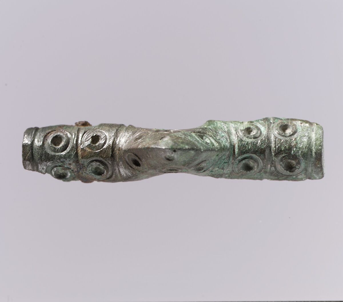 Equal-Arm Brooch, Copper alloy, Frankish 