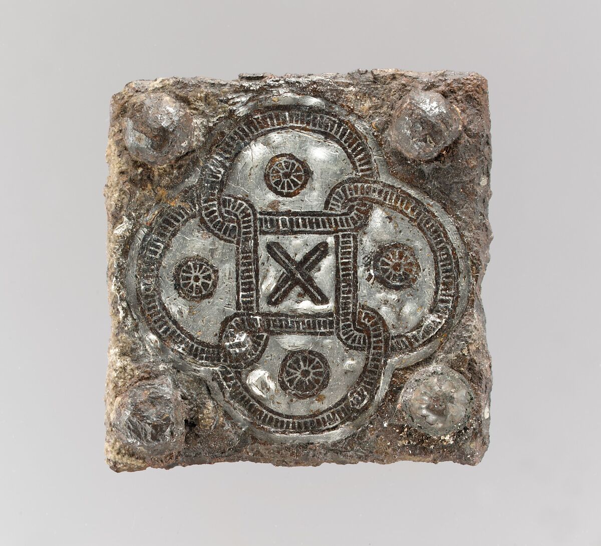 Counter Plate from a Belt Buckle, Frankish