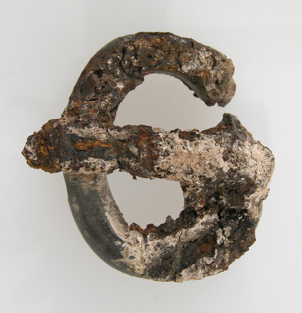 Buckle Loop and Tongue, Silvered or tinned copper alloy, Frankish 