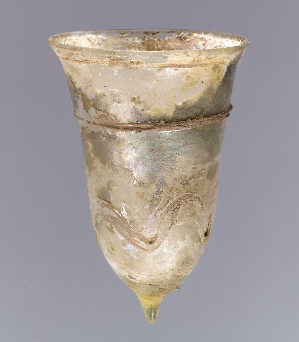 Bell Beaker, Glass, Frankish 