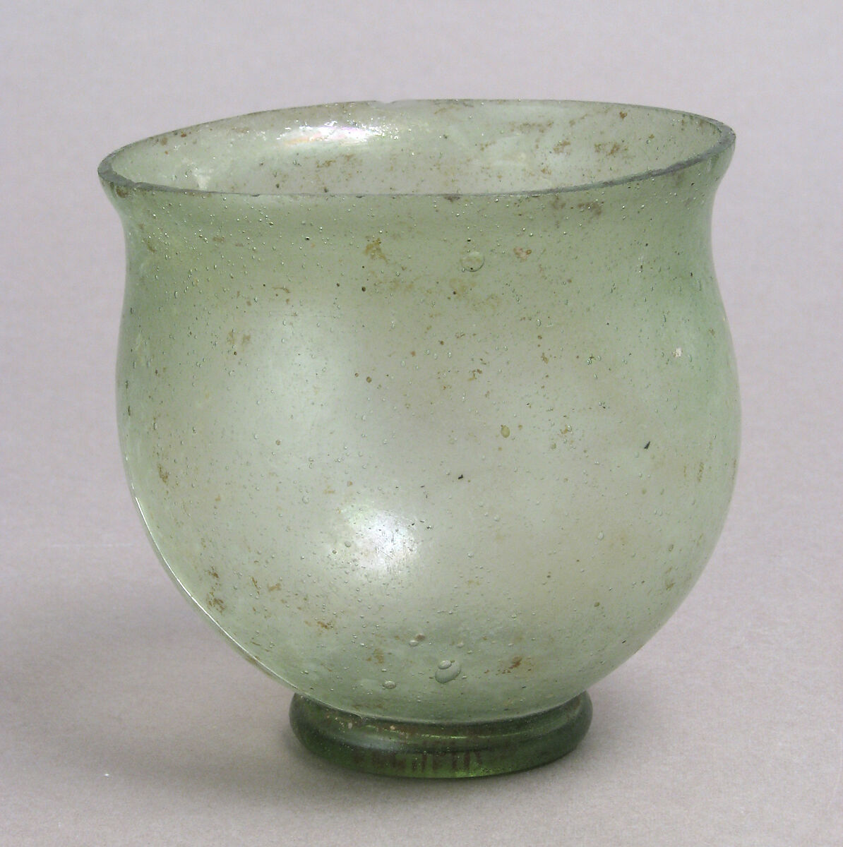 Footed Bowl, Glass, Frankish