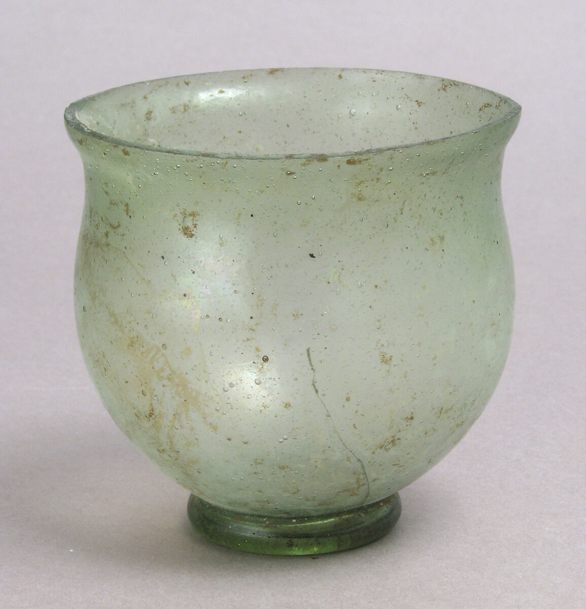 Footed Bowl, Glass, Frankish