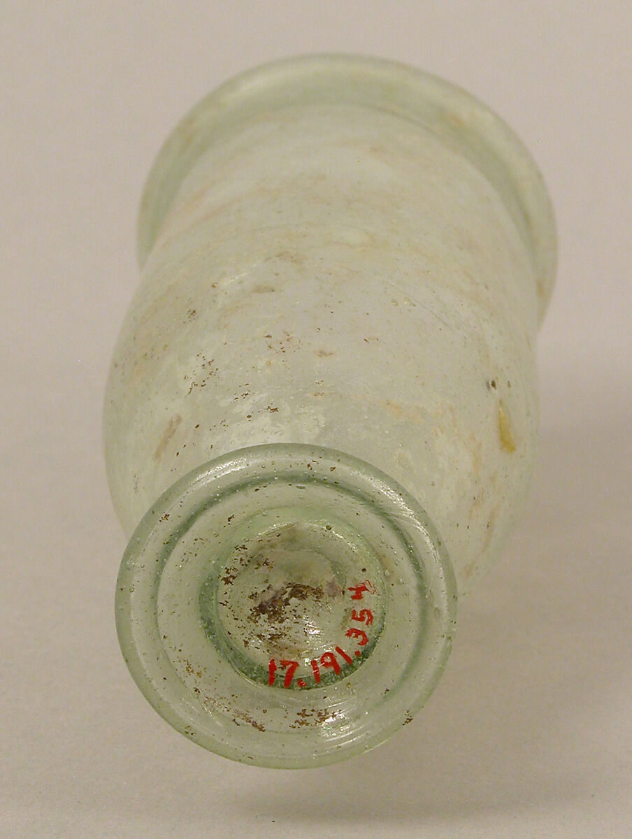 Footed Glass Beaker, Glass, Frankish