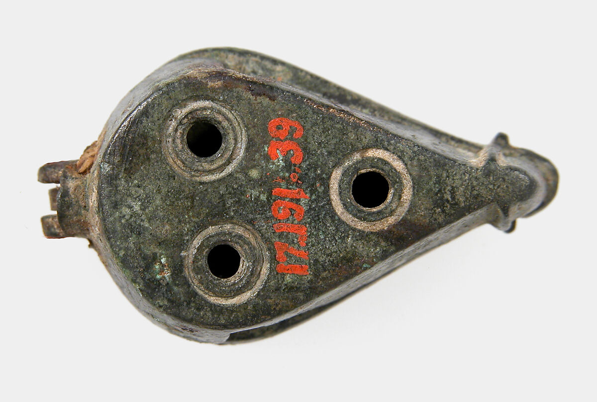 Box seal, Champlevé enamel, copper alloy, Roman